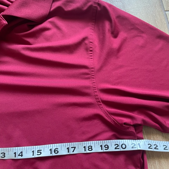 Brooks Brothers Performance Series Short Sleeve Collared Golf Shirt in Red Large - Picture 5 of 8